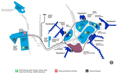 kennedy airport map